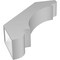 Ekena Millwork 5 1/2-in. W x 26-in. D x 32-in. H Olympic Architectural Grade PVC Knee Brace BRCP055X26X32OLY - alternate 4